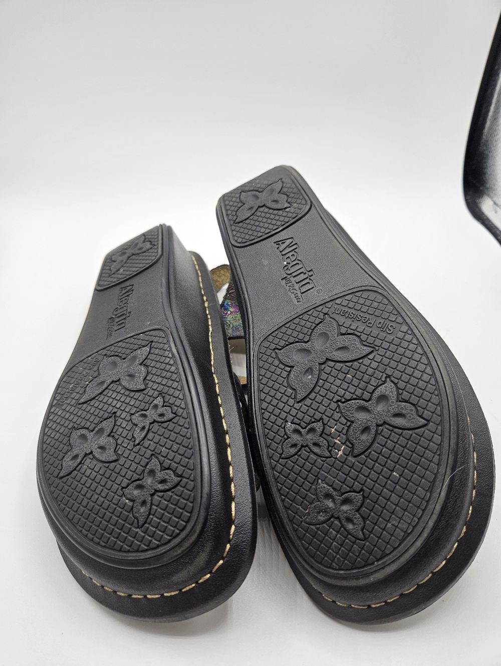 Alegria Kleo Abalone Rose Leather Sandals Shoes Sz 38 US 8-8.5 KLE679 Iridescent - Picture 8 of 8